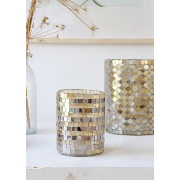 Tealight golden mosaic