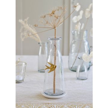 Vase seeded glass