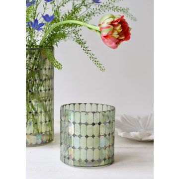 Tealight green mosaic