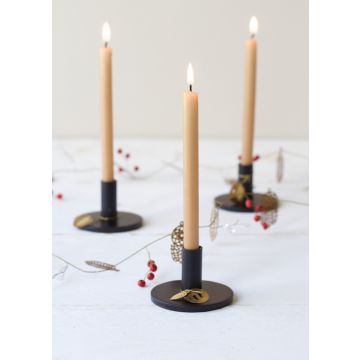 taper candleholder black 