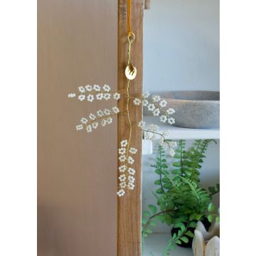 Branch white beads