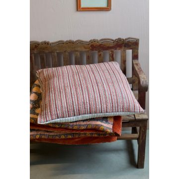 Cushion pink stripes