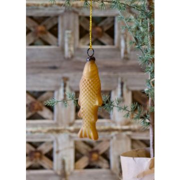 Christmas decoration gold fish