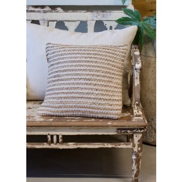 Cushion jute striped