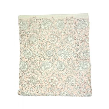 Tablecloth blockprint pink Dhan-2