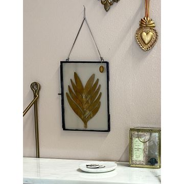 Photoframe with deco leaf