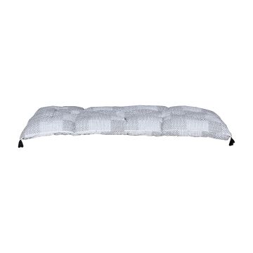 Mattress cushion white with black