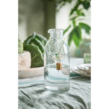 Vase seeded glass